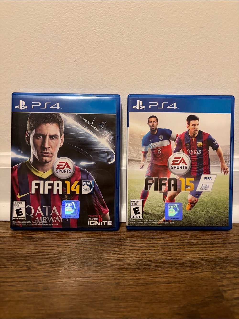 FIFA 14 & FIFA 15 PS4 Bundle - Blue Cover